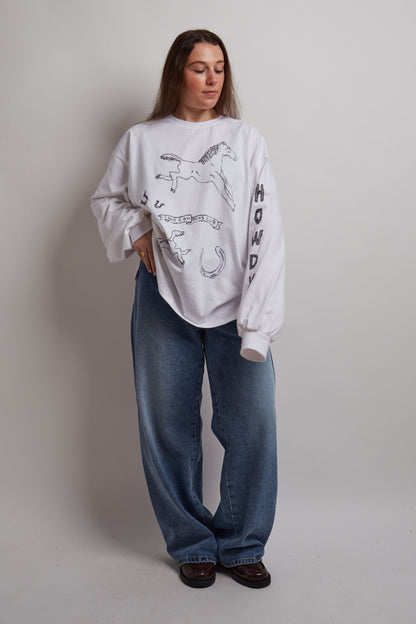 Howdy Sad Cowboys Long Sleeve