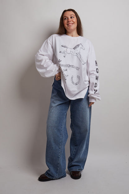 Howdy Sad Cowboys Long Sleeve