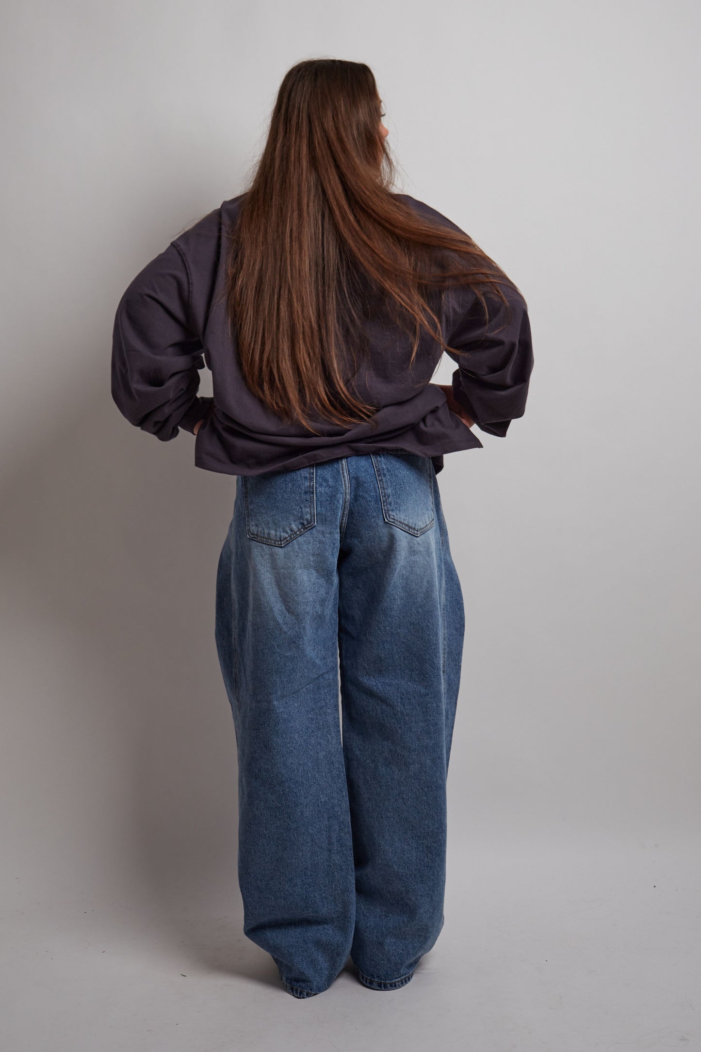 Blue Flap Adjustable Jeans