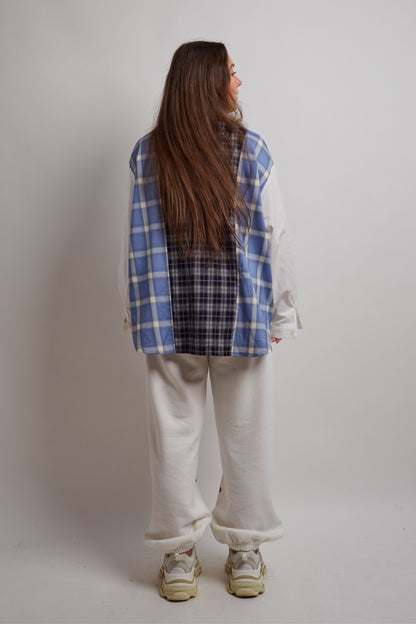 Two Tone Checkered Shirt