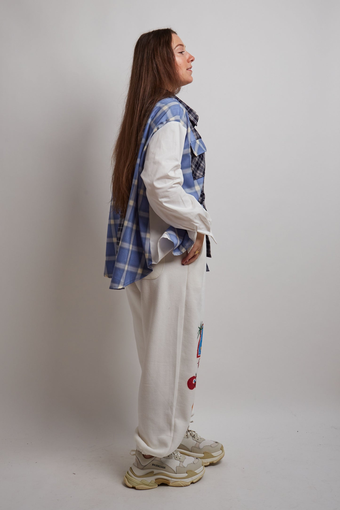 Two Tone Checkered Shirt