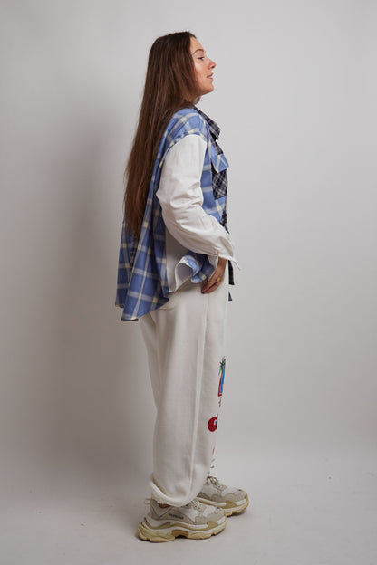 Two Tone Checkered Shirt