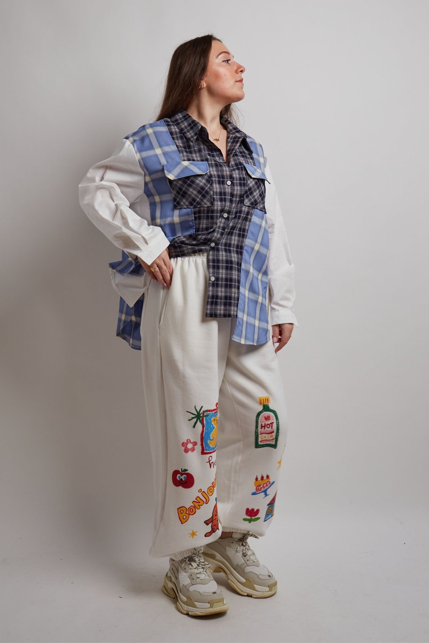 Two Tone Checkered Shirt