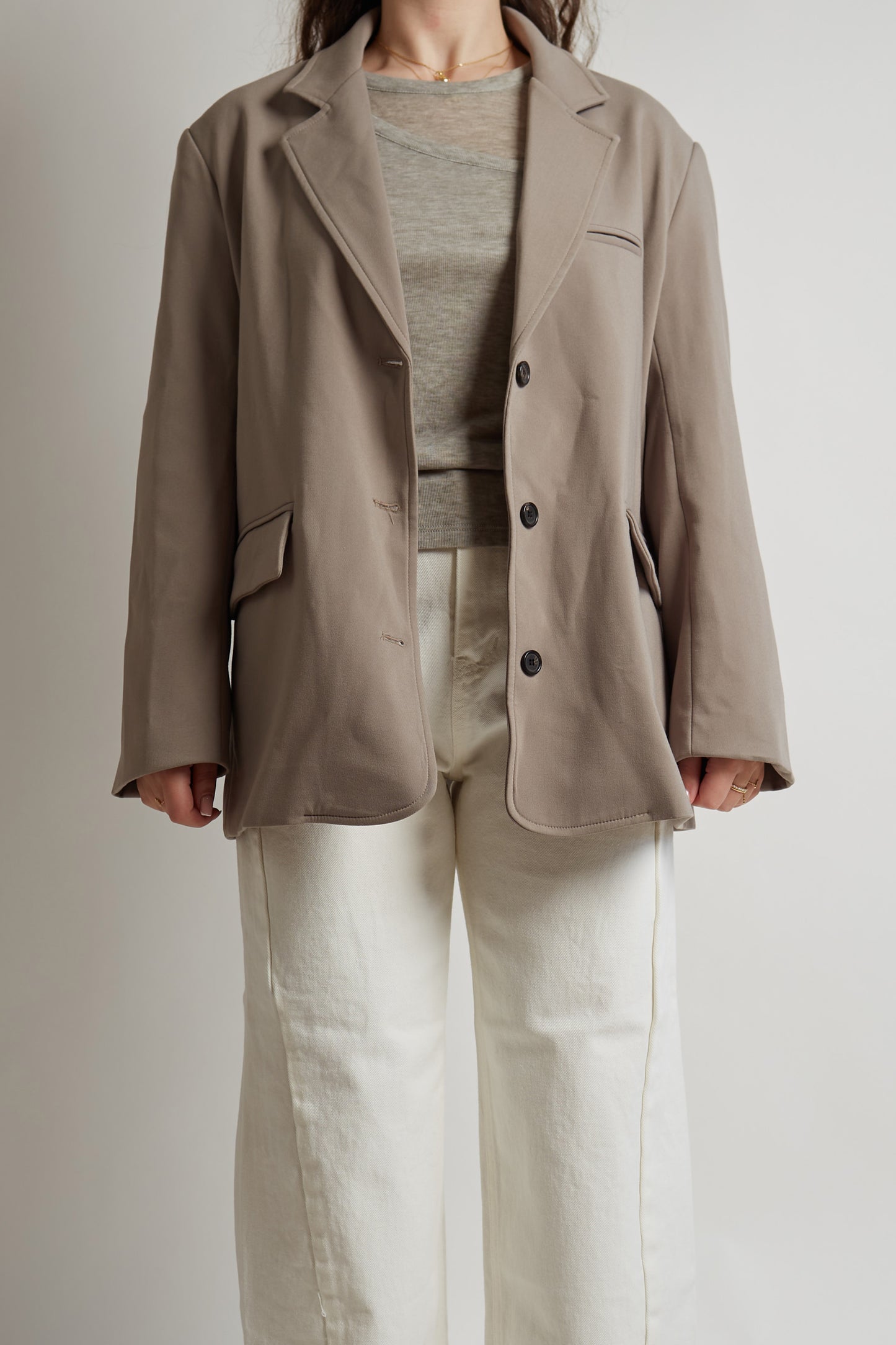 Sage Blazer With Pocket