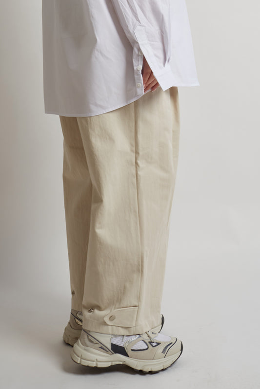 Ivory Low Rise Baggy Pants