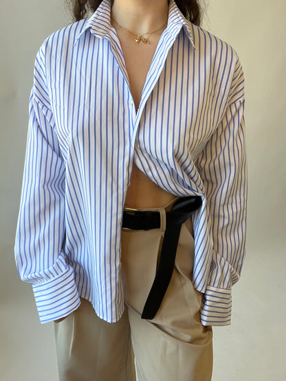 Blue Striped Shirt
