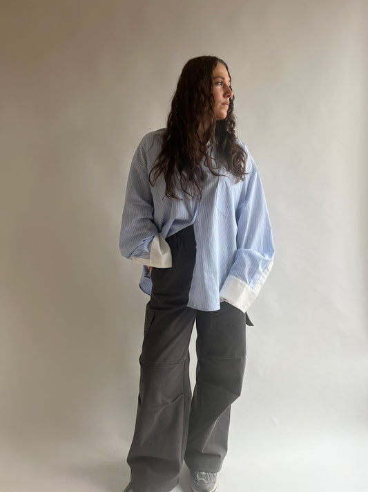 Ink Grey Multiple Pocket Pants