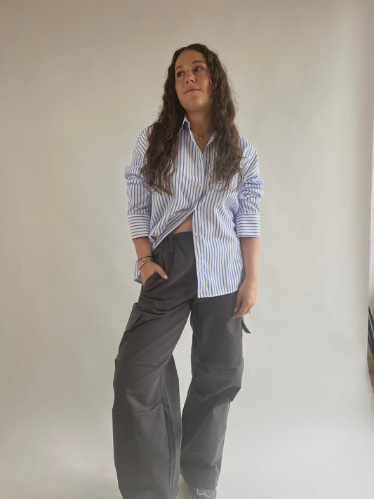 Blue Striped Shirt