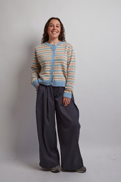Dark Grey Pleated Pants