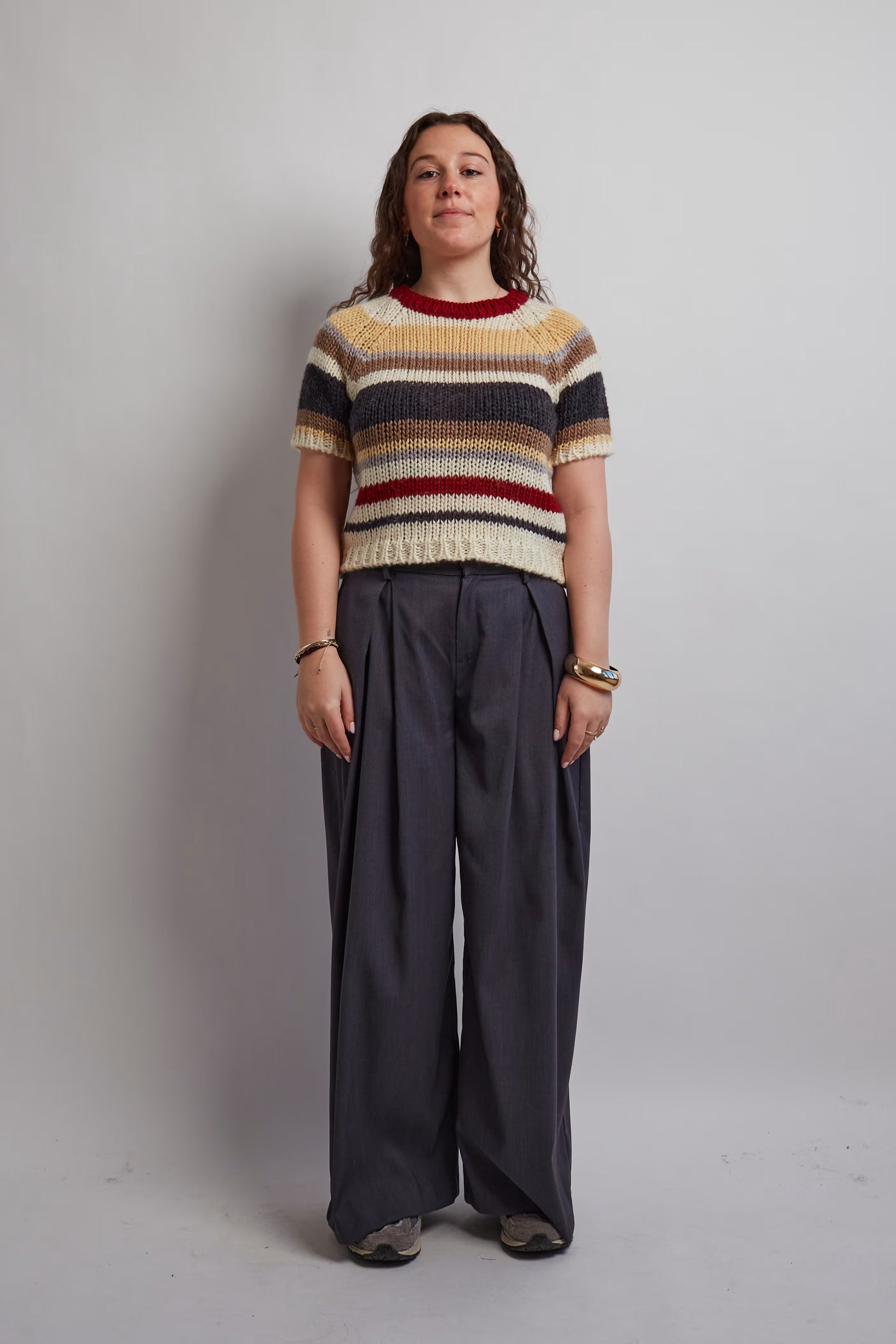Red Striped Knit