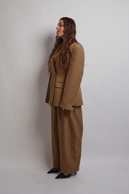 Camel Loose Fit Pants