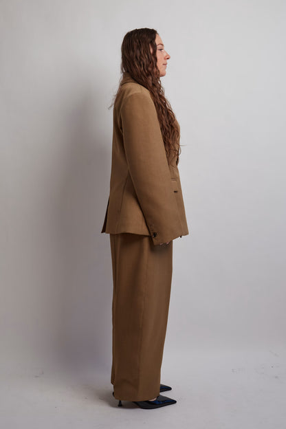 Camel Loose Fit Pants