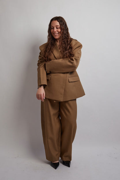 Camel Loose Fit Pants