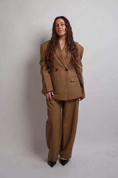 Camel Loose Fit Pants