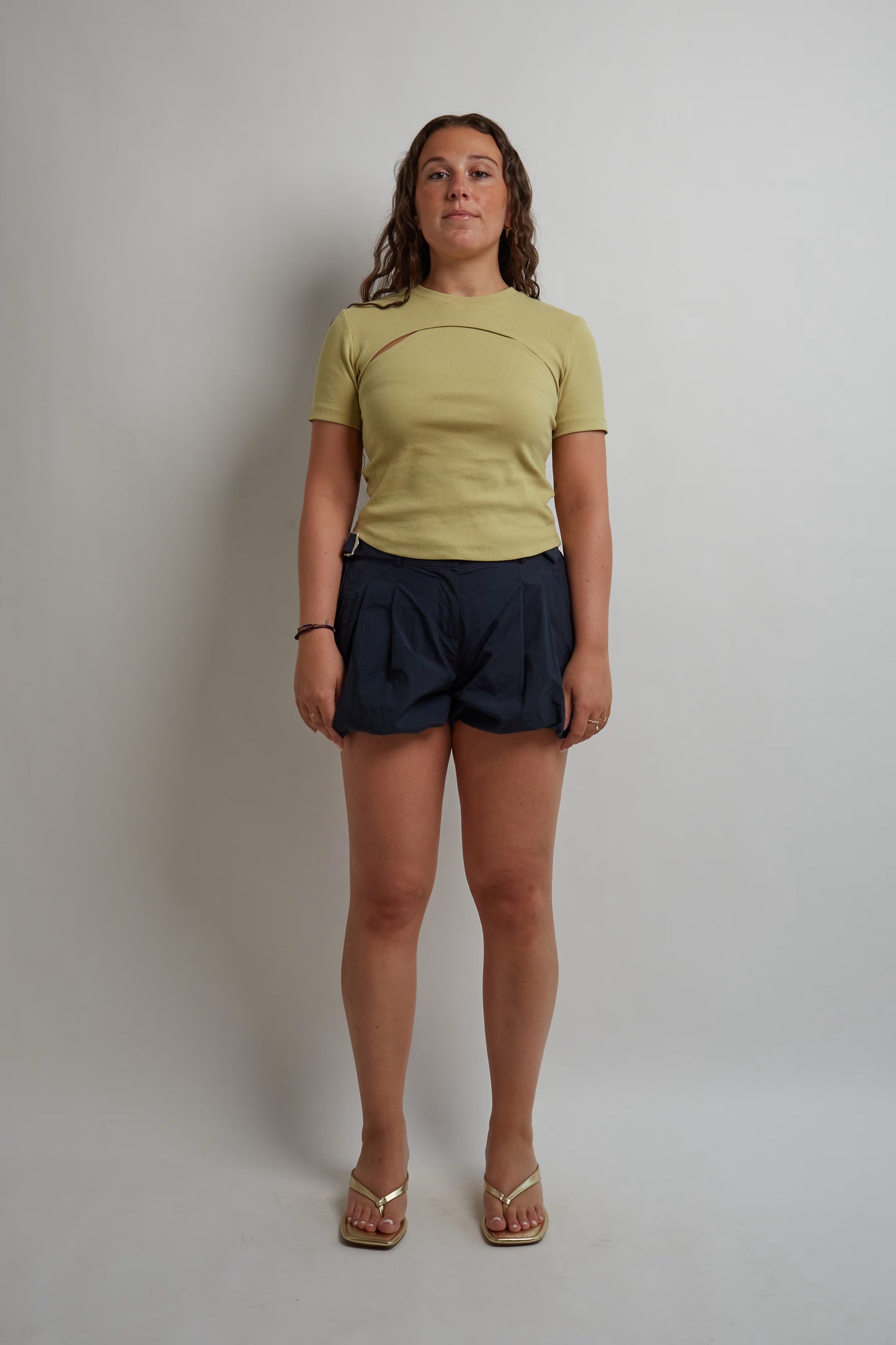Navy Balloon Shorts
