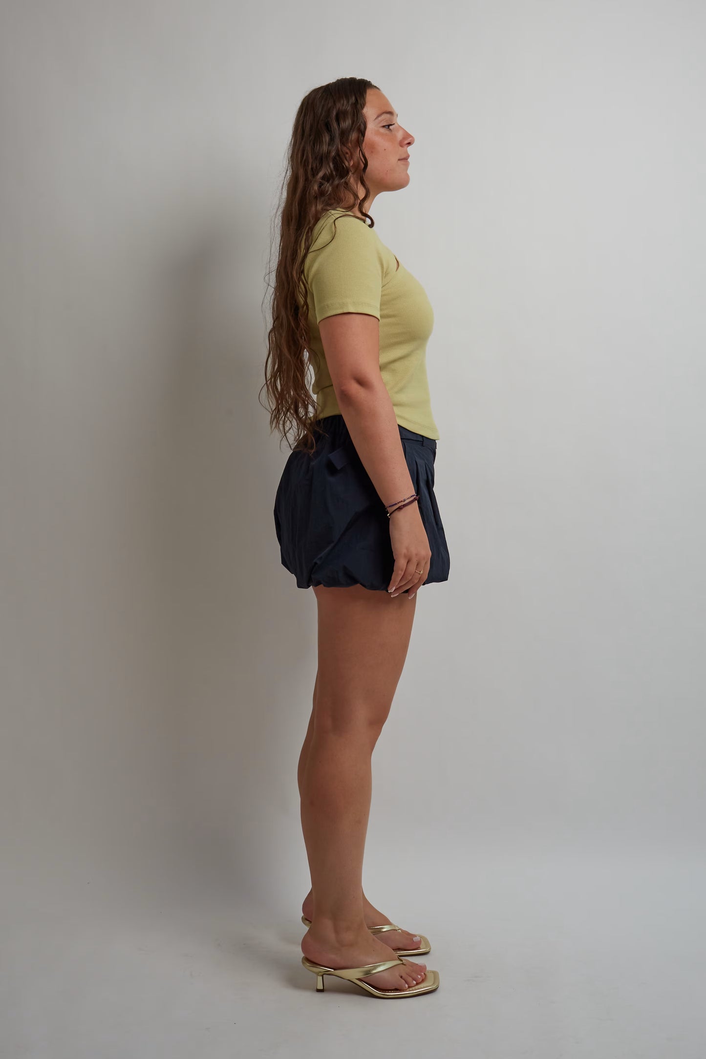 Navy Balloon Shorts