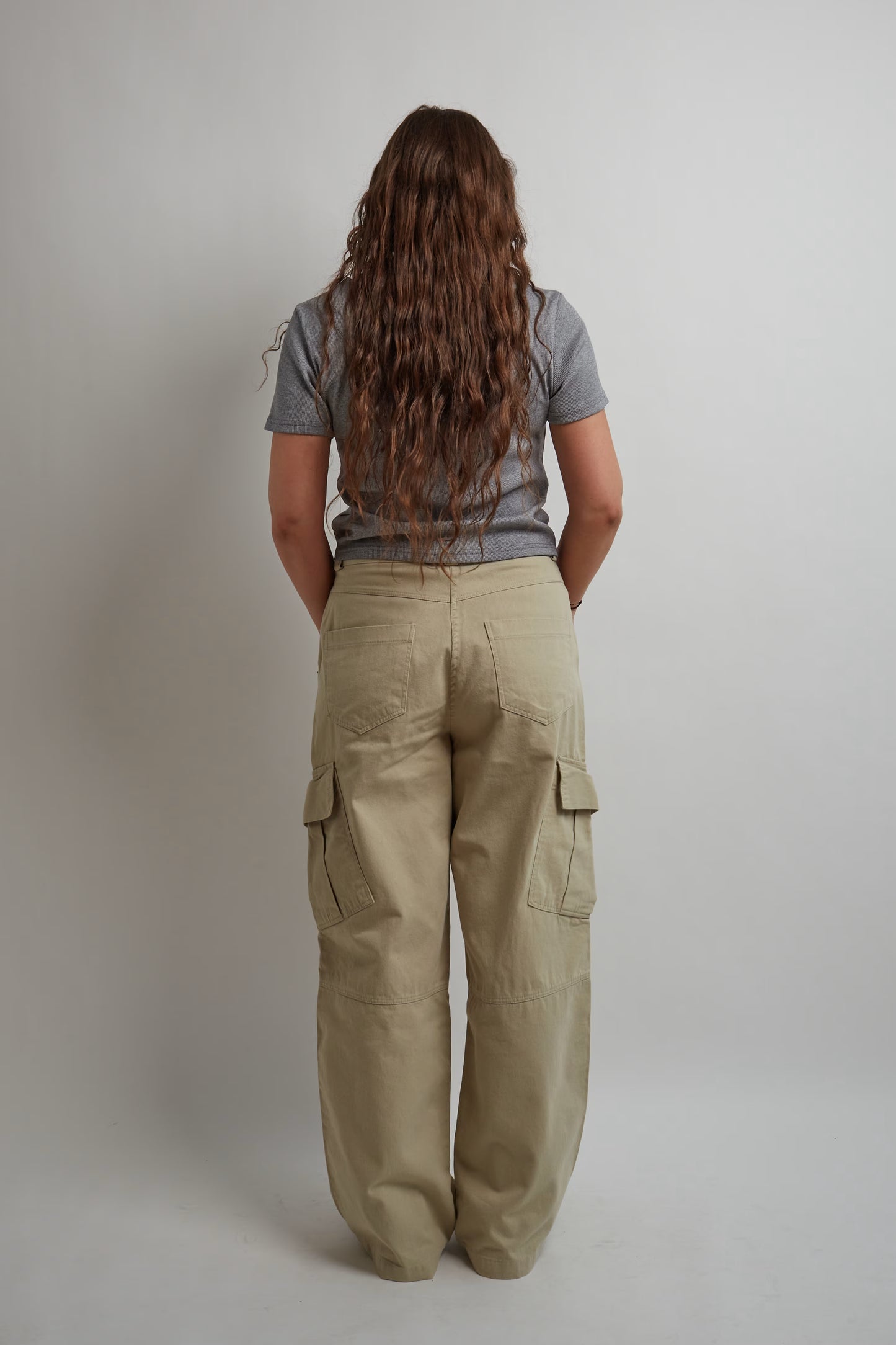Grey Cropped T-Shirt