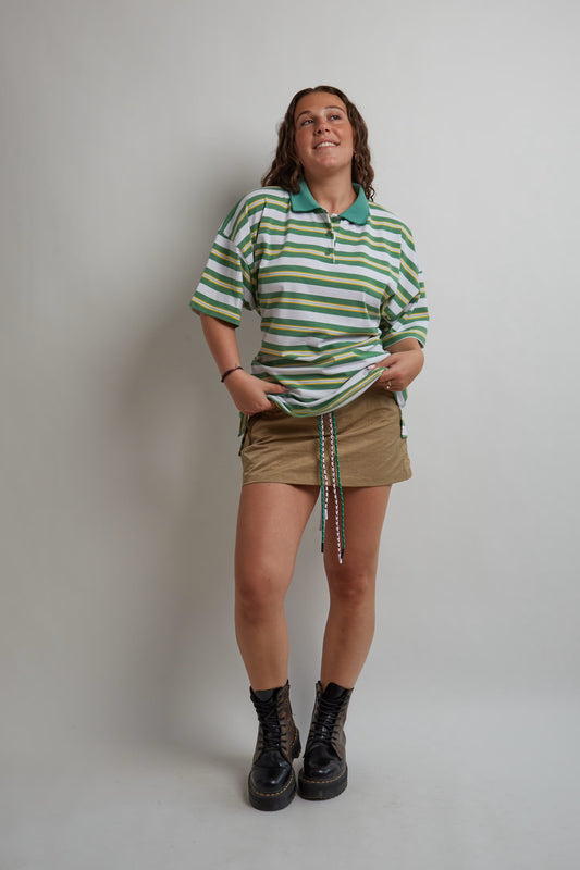 Beige Layered Skort