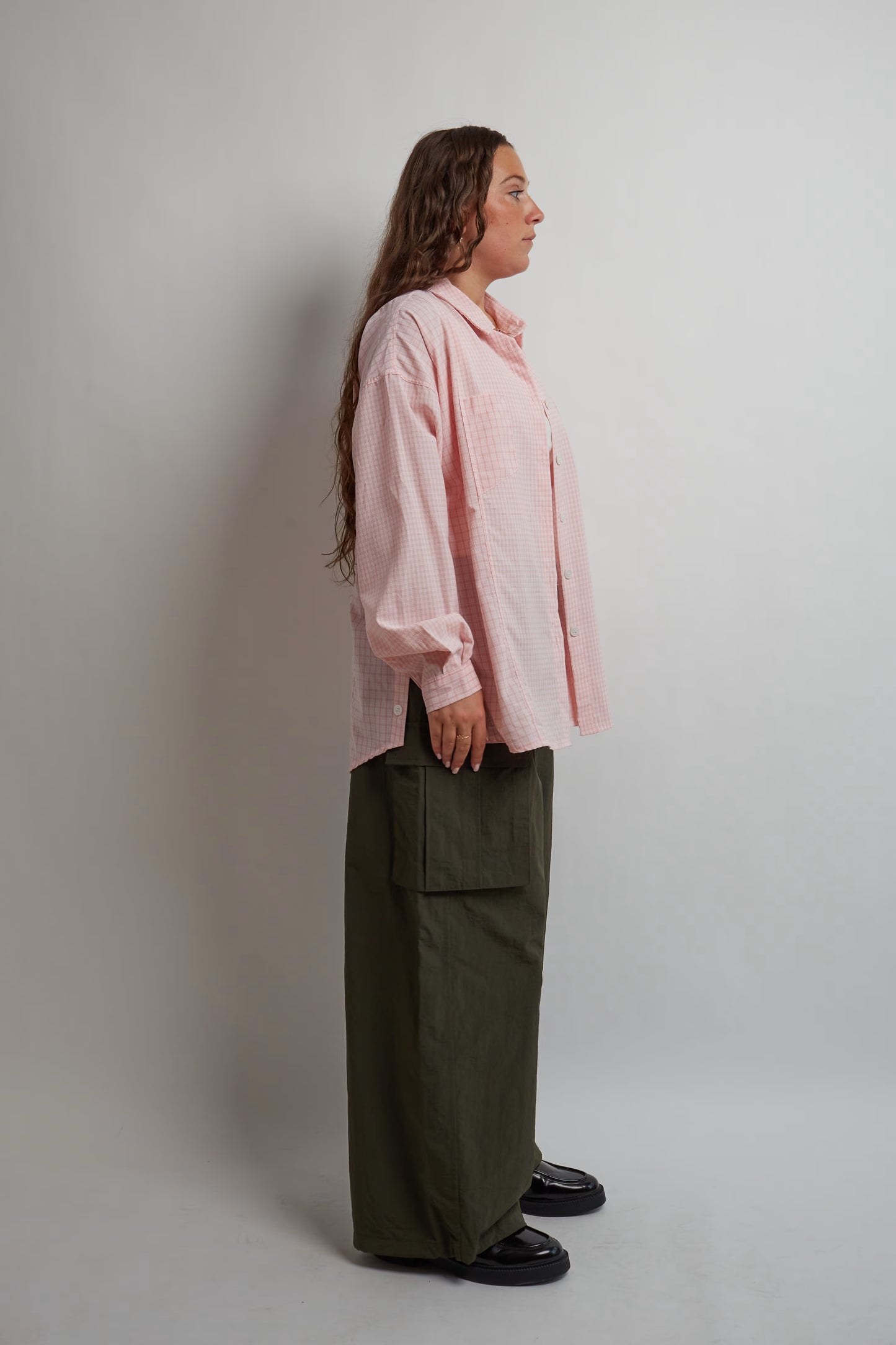 Pink Open Side Shirt
