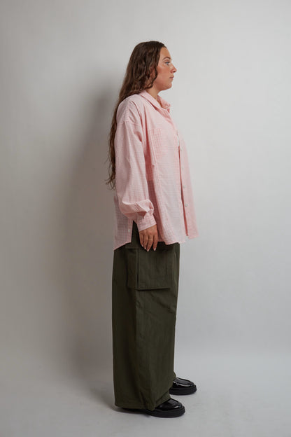Pink Open Side Shirt