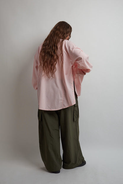 Pink Open Side Shirt