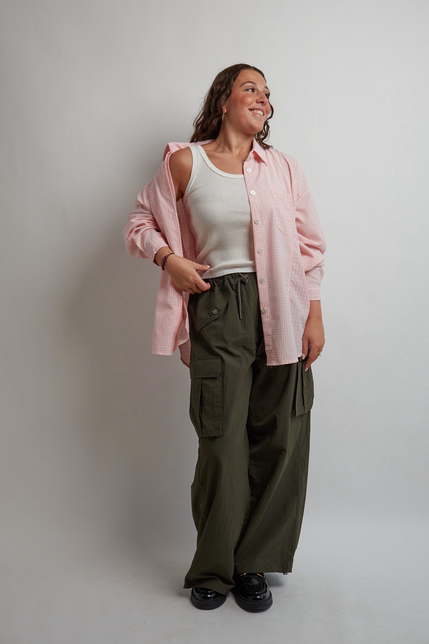 Pink Open Side Shirt