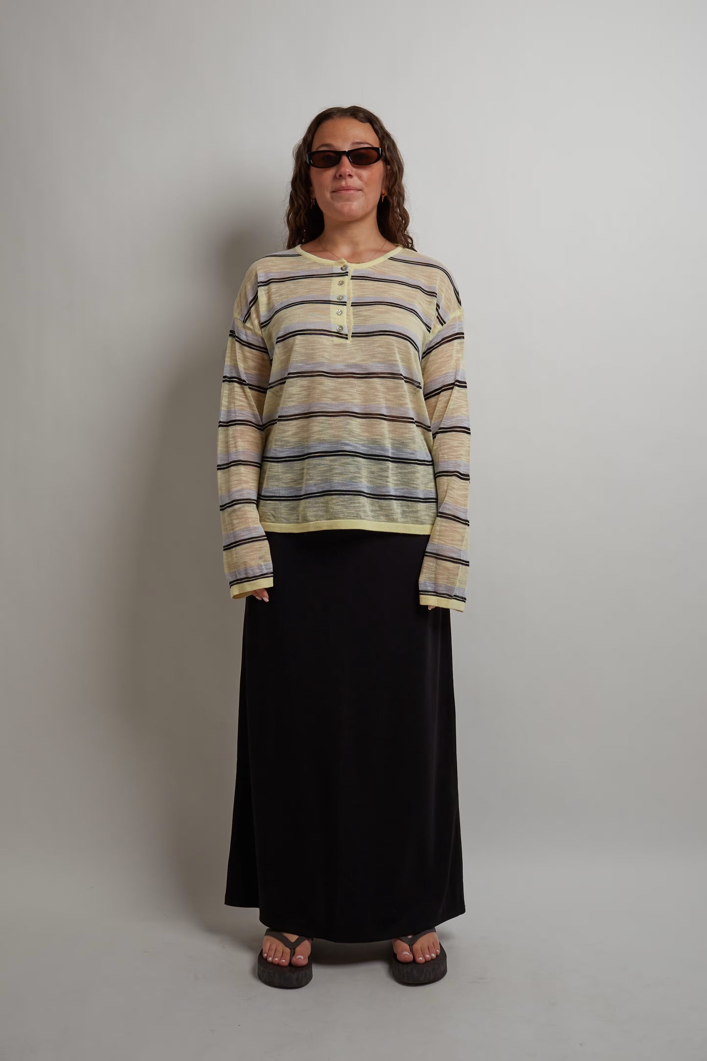 Transparent Yellow Long Sleeve