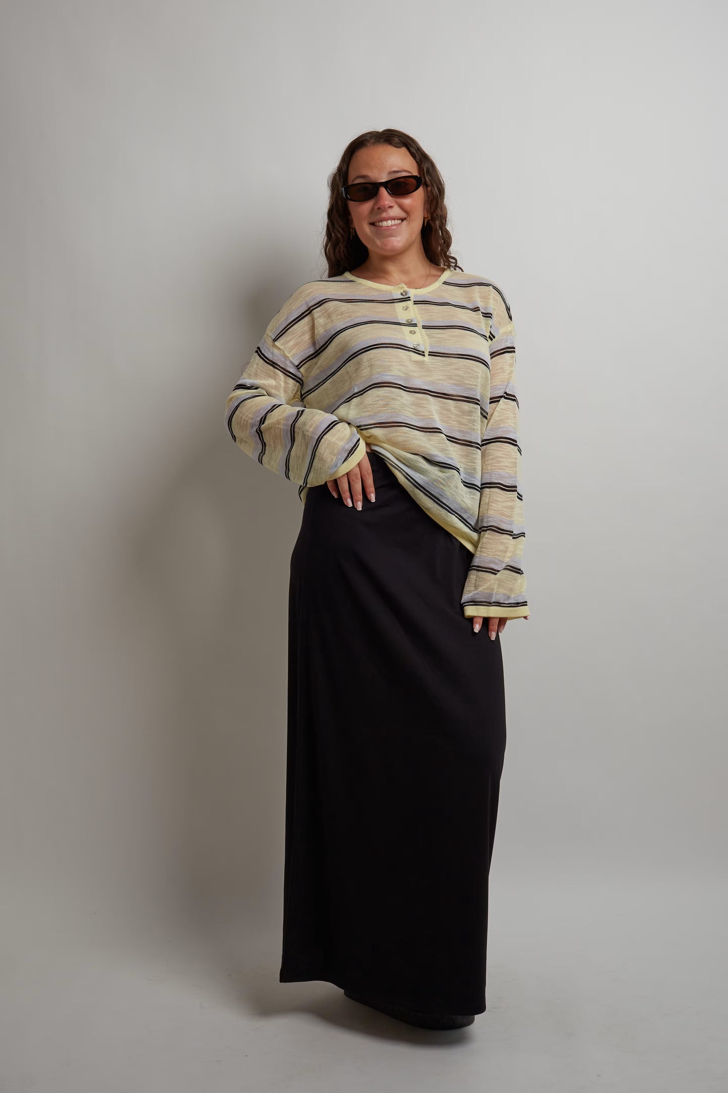 Transparent Yellow Long Sleeve