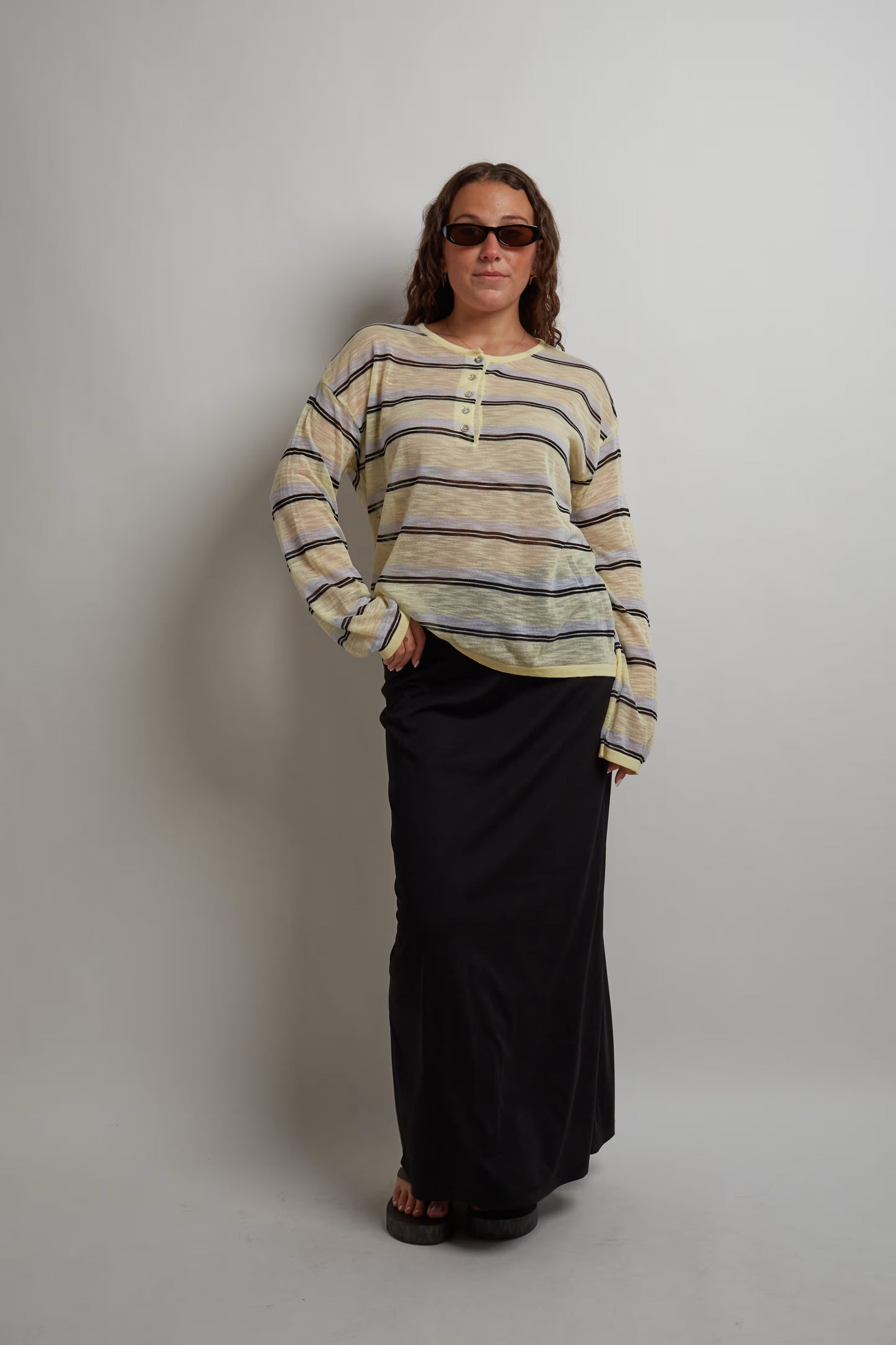 Transparent Yellow Long Sleeve