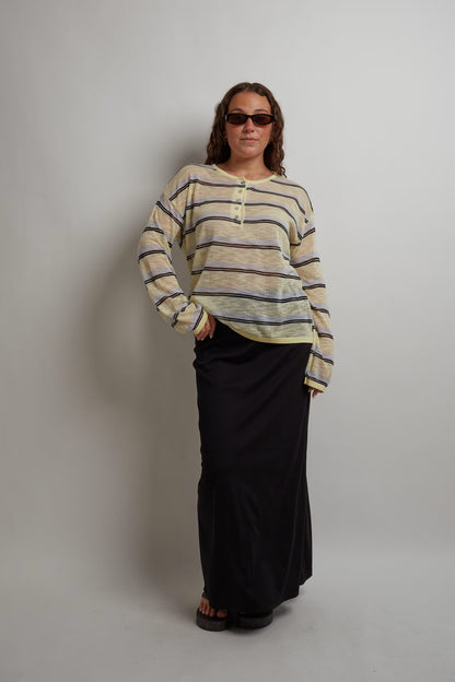 Transparent Yellow Long Sleeve