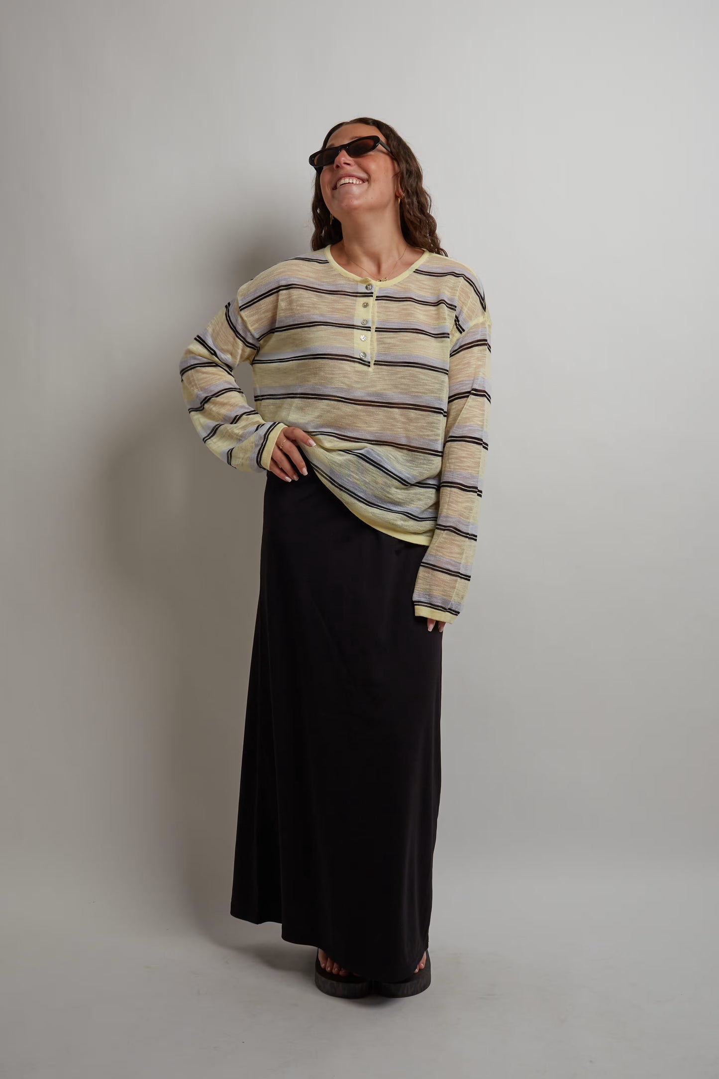 Transparent Yellow Long Sleeve