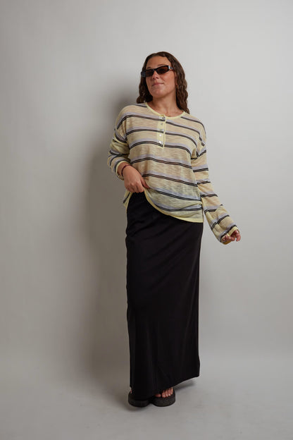Transparent Yellow Long Sleeve