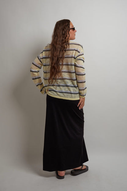 Transparent Yellow Long Sleeve
