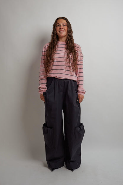Pink Striped Long Sleeve