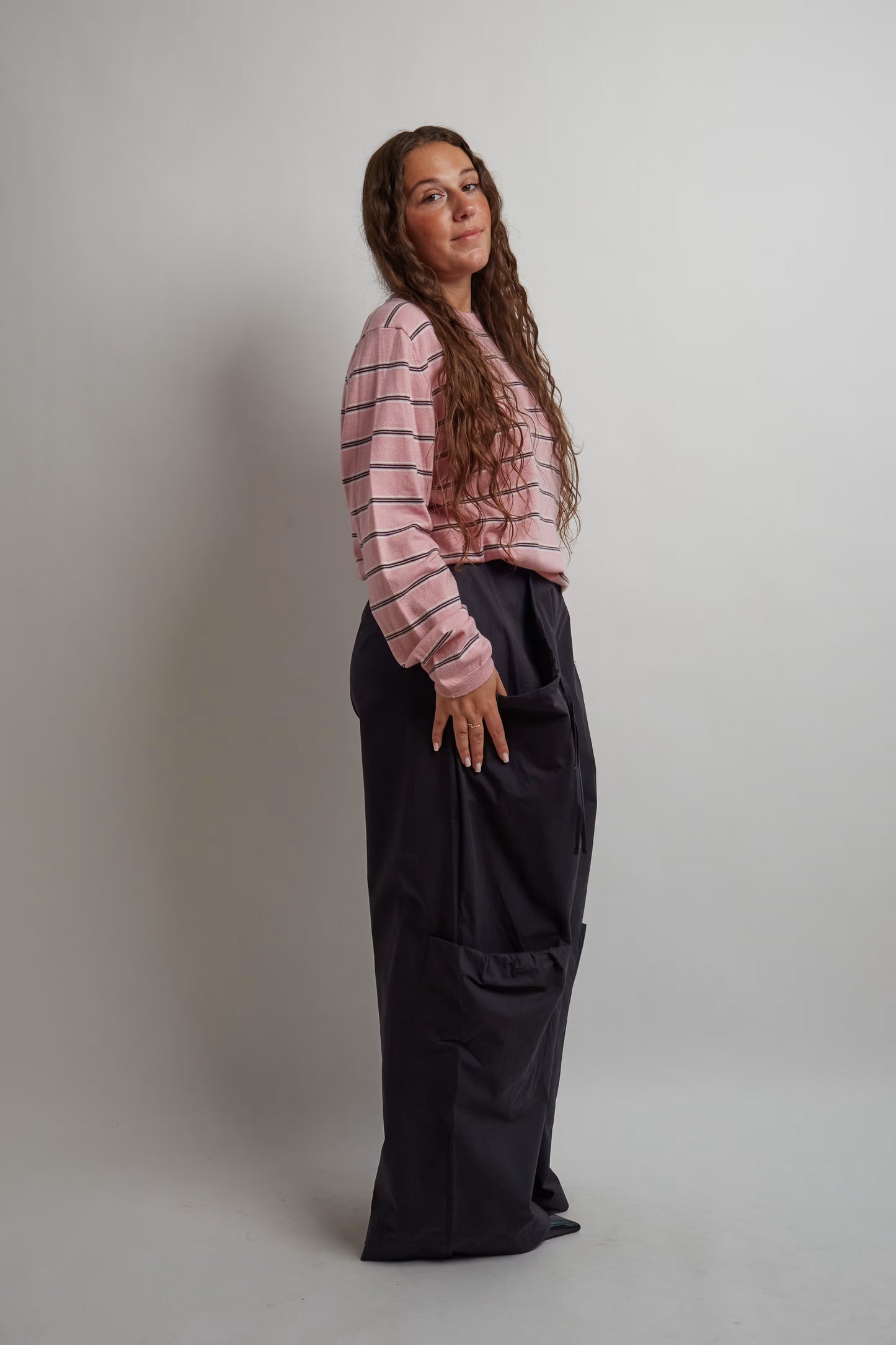 Pink Striped Long Sleeve