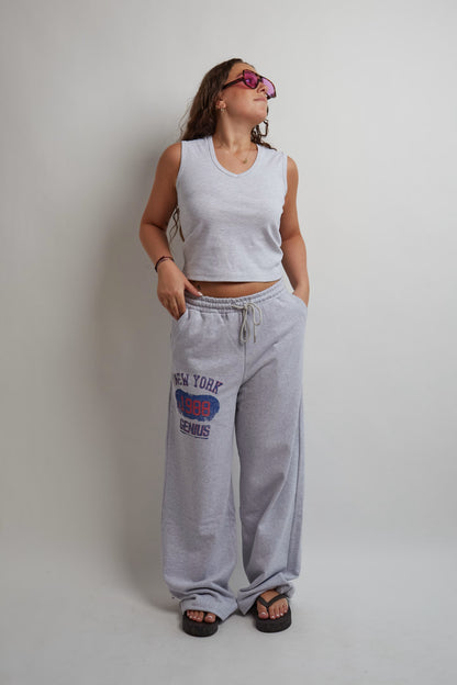 Grey New York Jogging