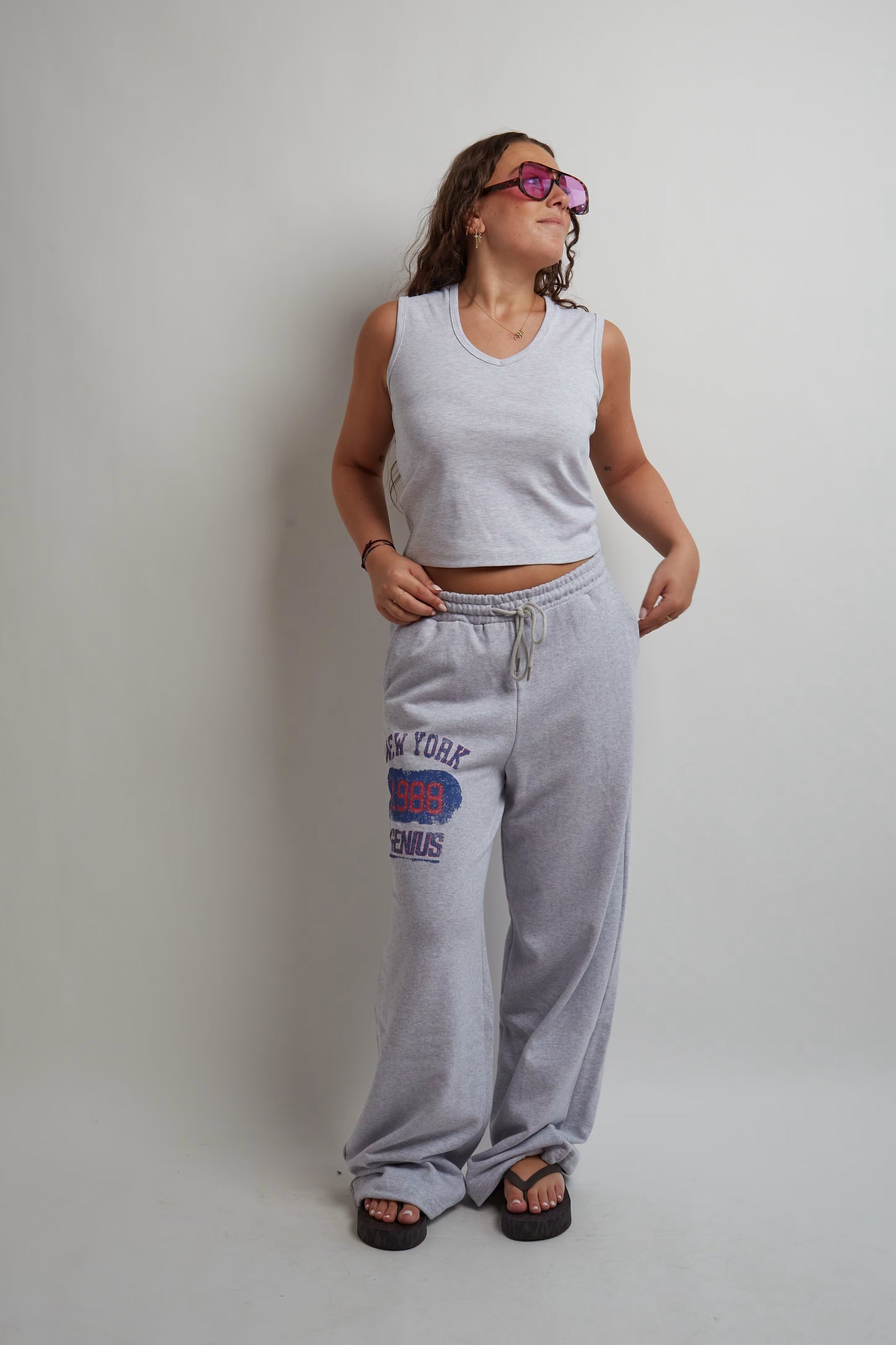 Grey New York Jogging