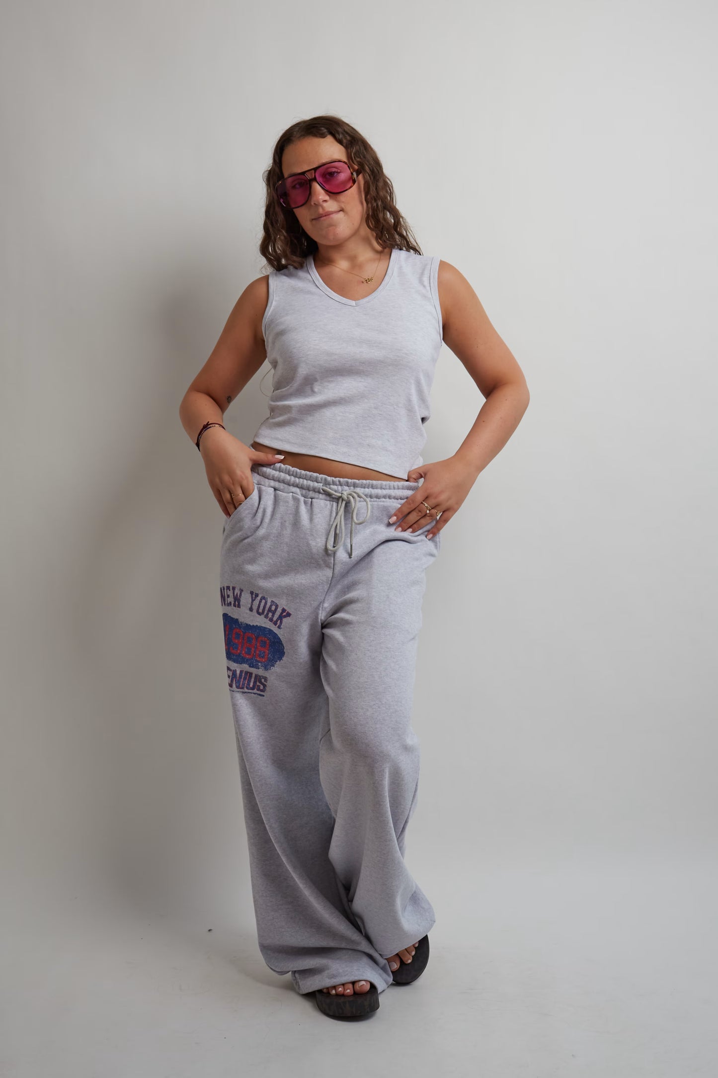 Grey New York Jogging