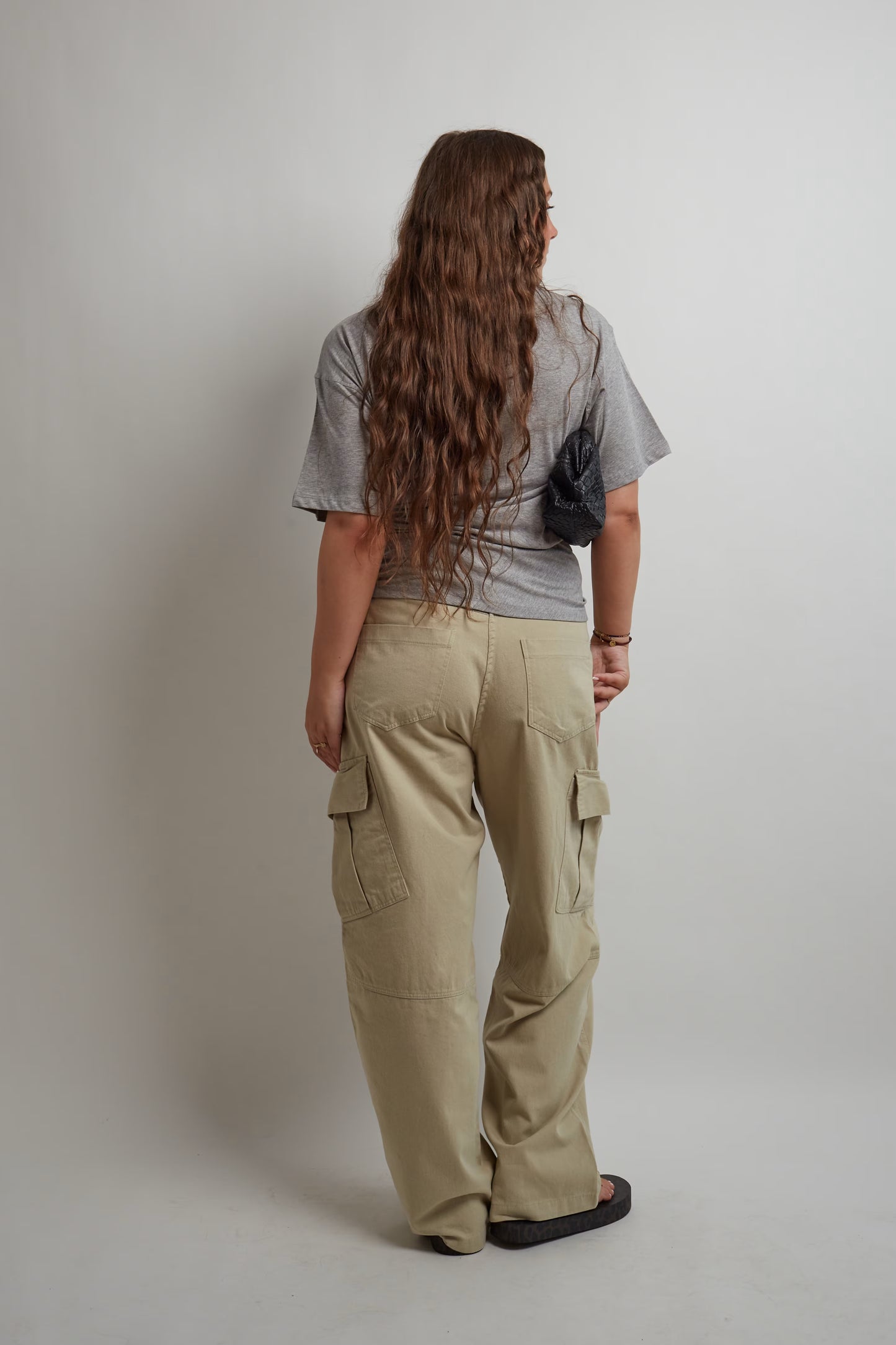 Grey Draped T-Shirt