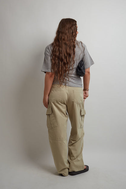 Grey Draped T-Shirt