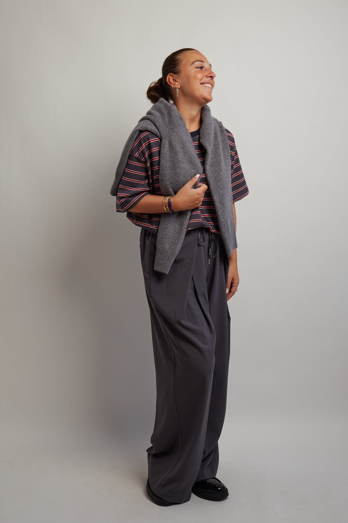 Charcoal Loose Fitted Pants