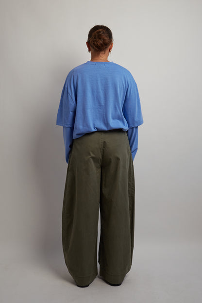 Steel Blue Layered Long Sleeve