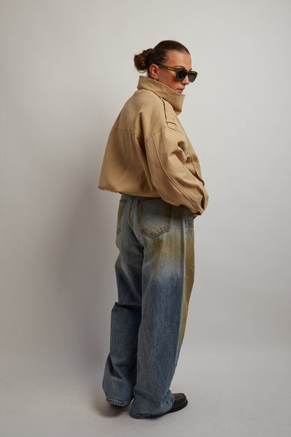 Muddy Faded Jeans