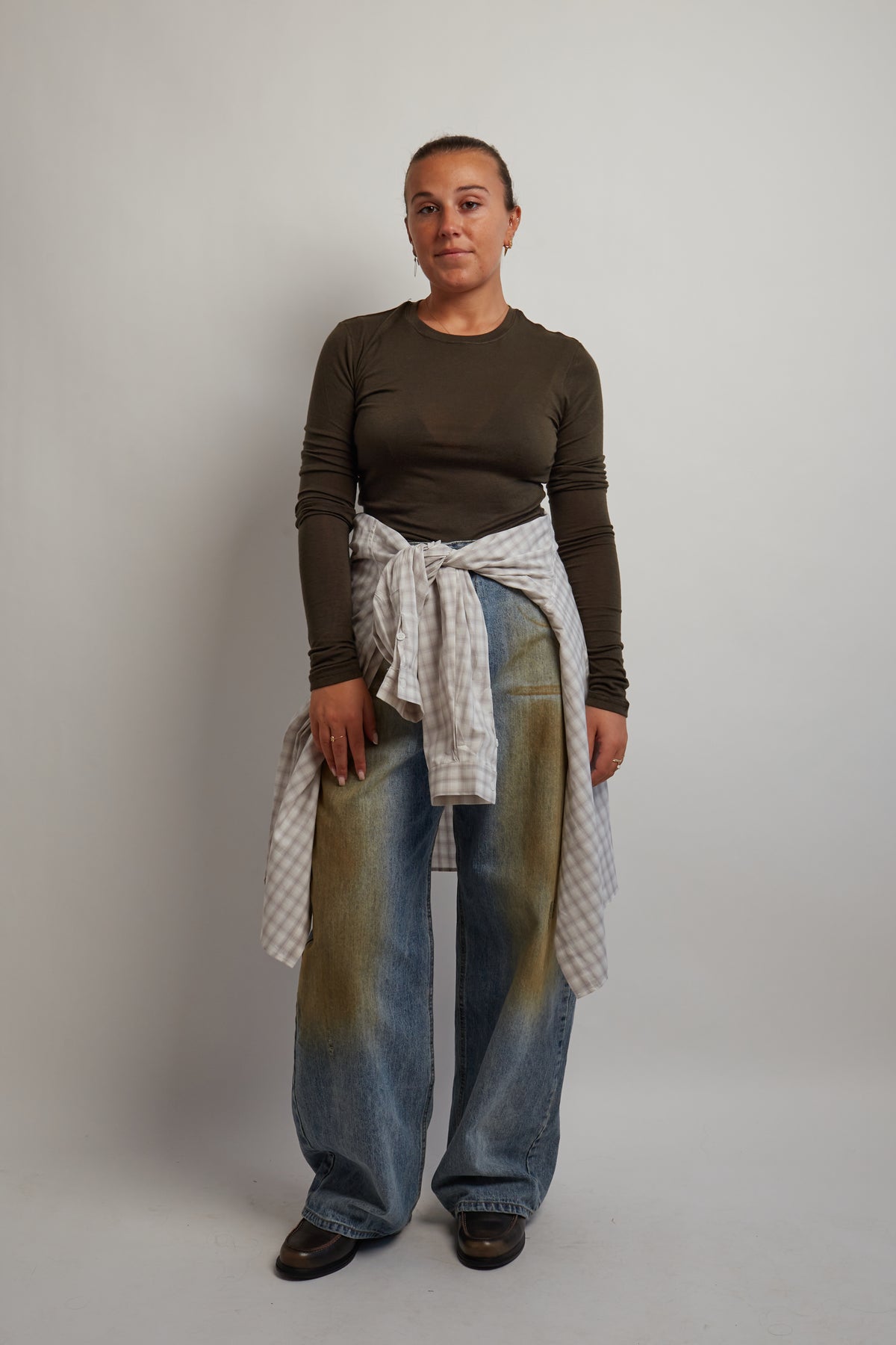 Khaki Soft Long Sleeve