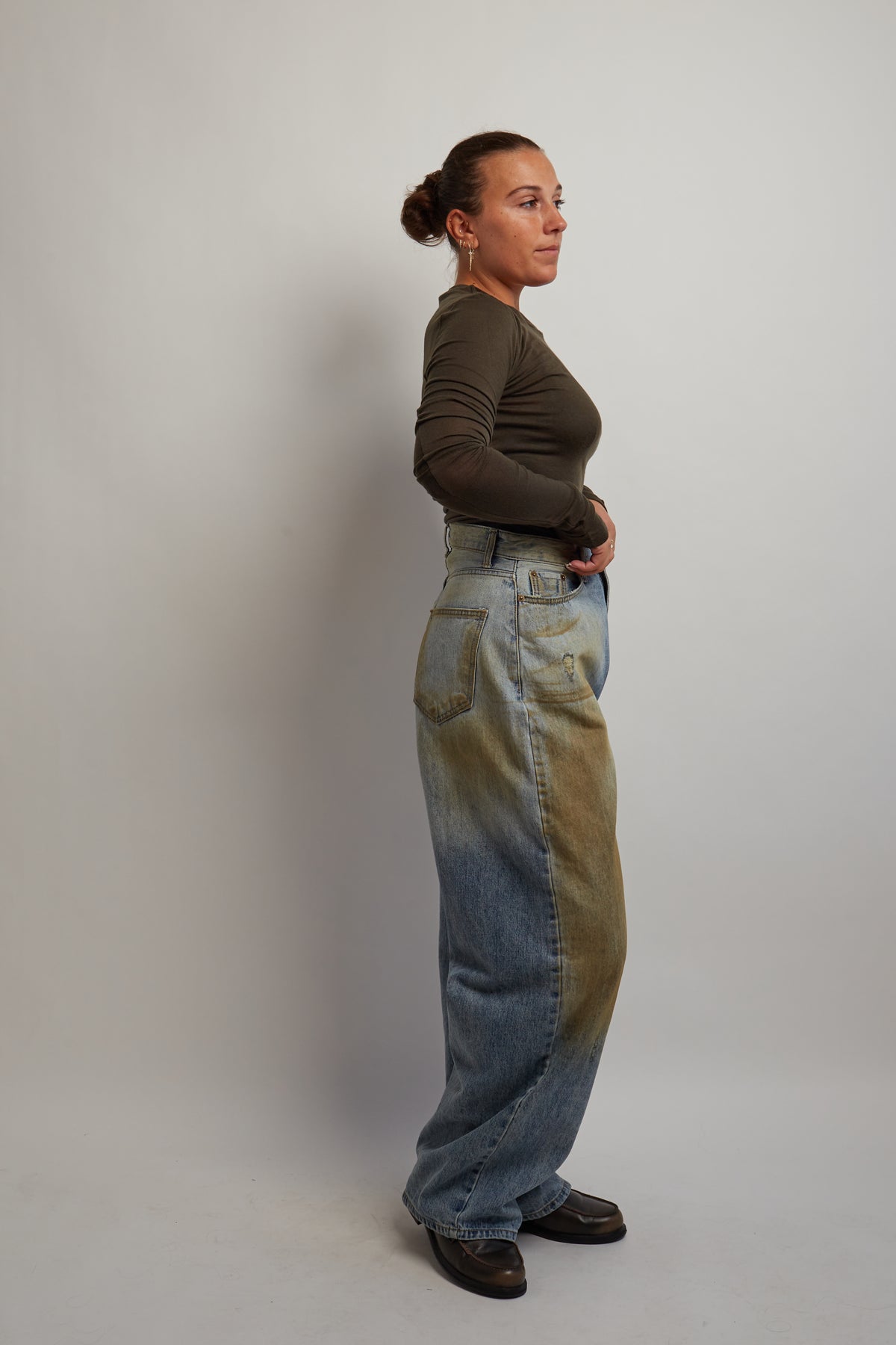Khaki Soft Long Sleeve