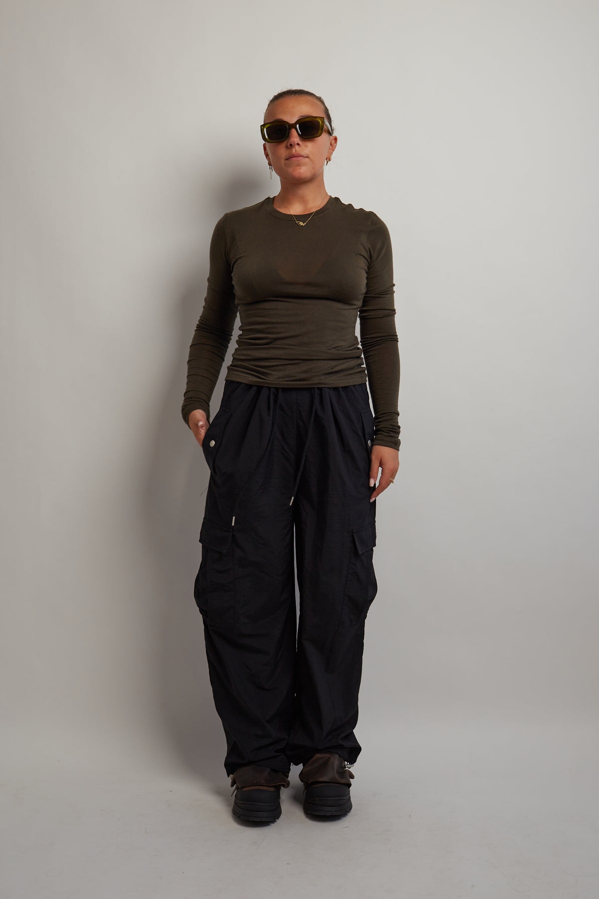 Black Cargo Pants
