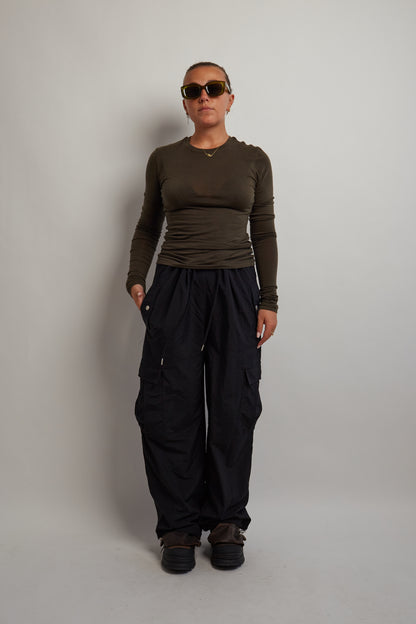 Black Cargo Pants