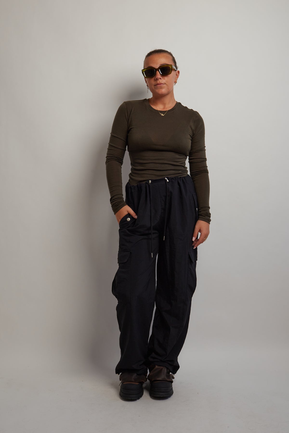 Black Cargo Pants