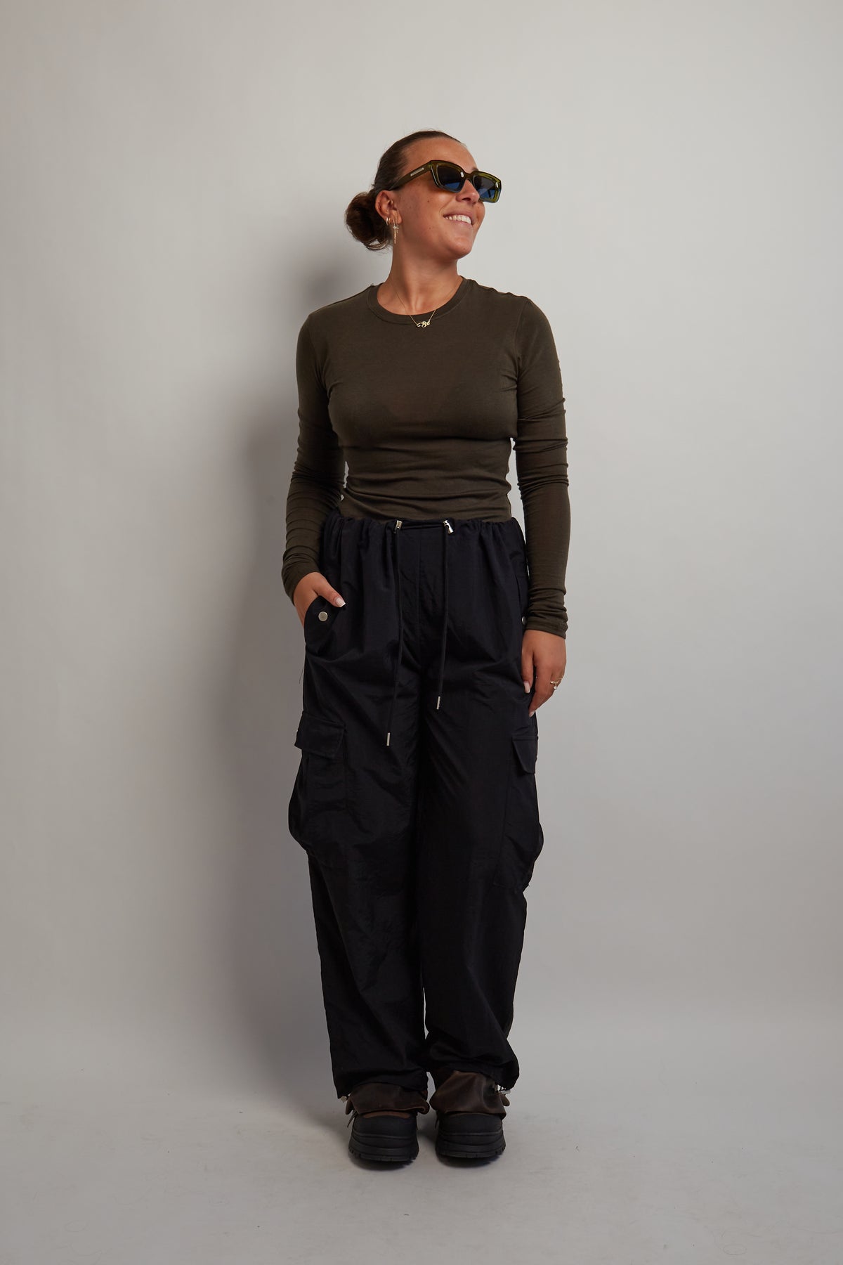 Black Cargo Pants
