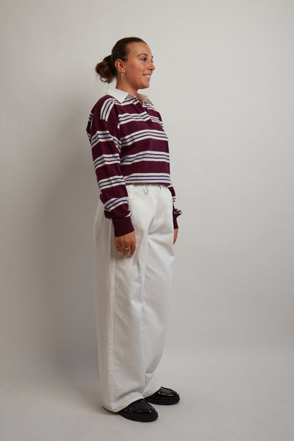 Ivory Baggy Resizable Jeans